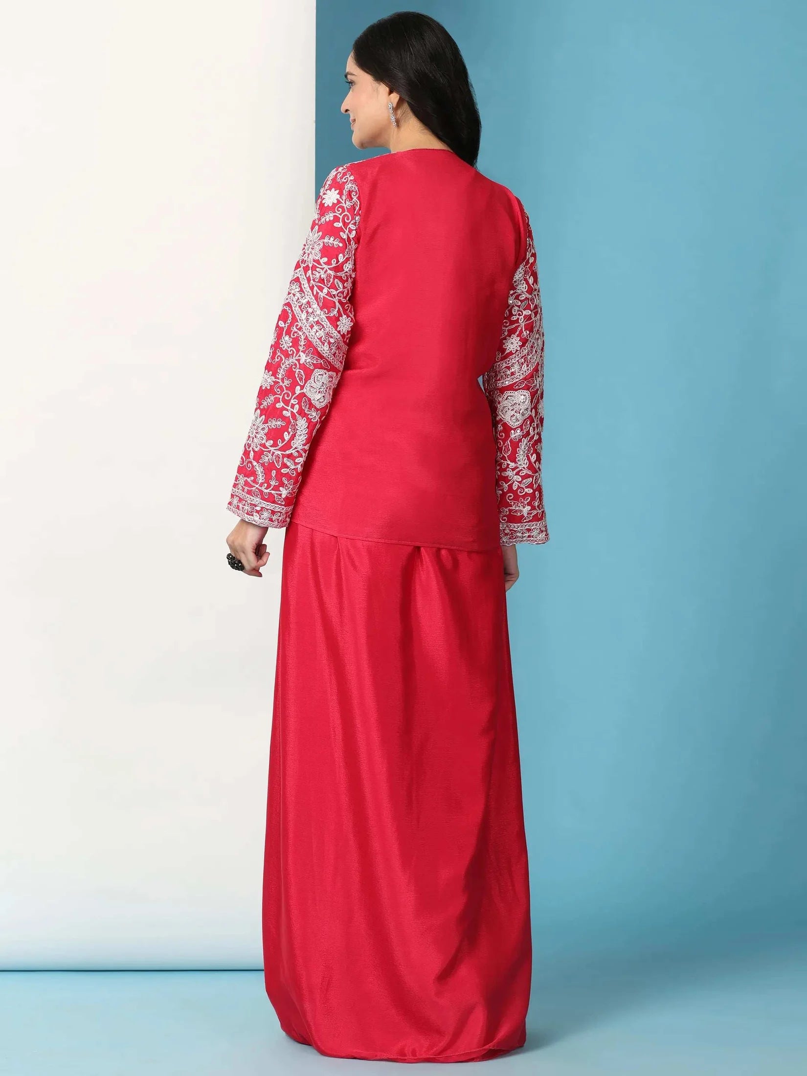 Trendy Party Wear Koti and Shrara