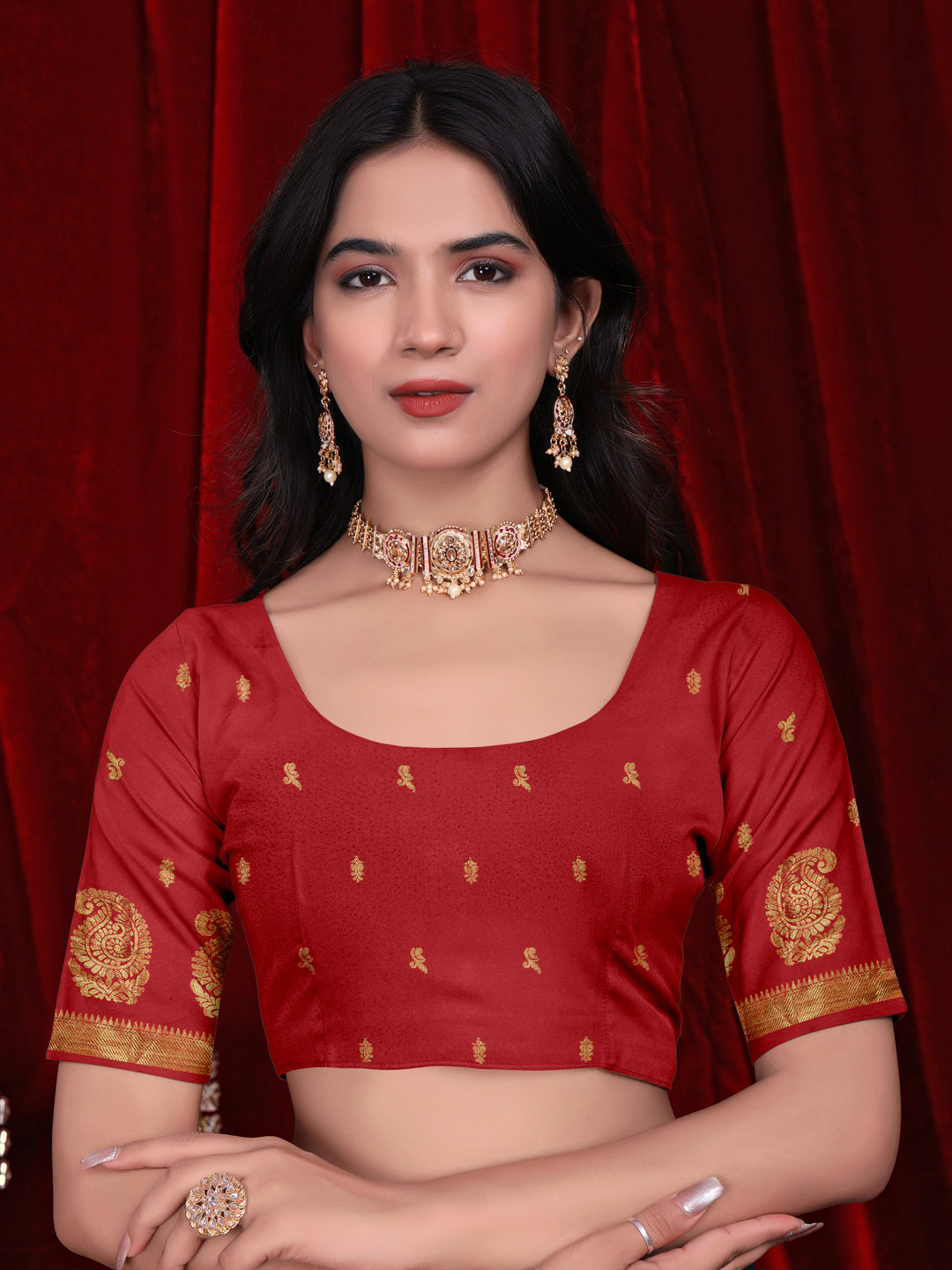 Ready to Wear Jacquard Pure Silk Saree