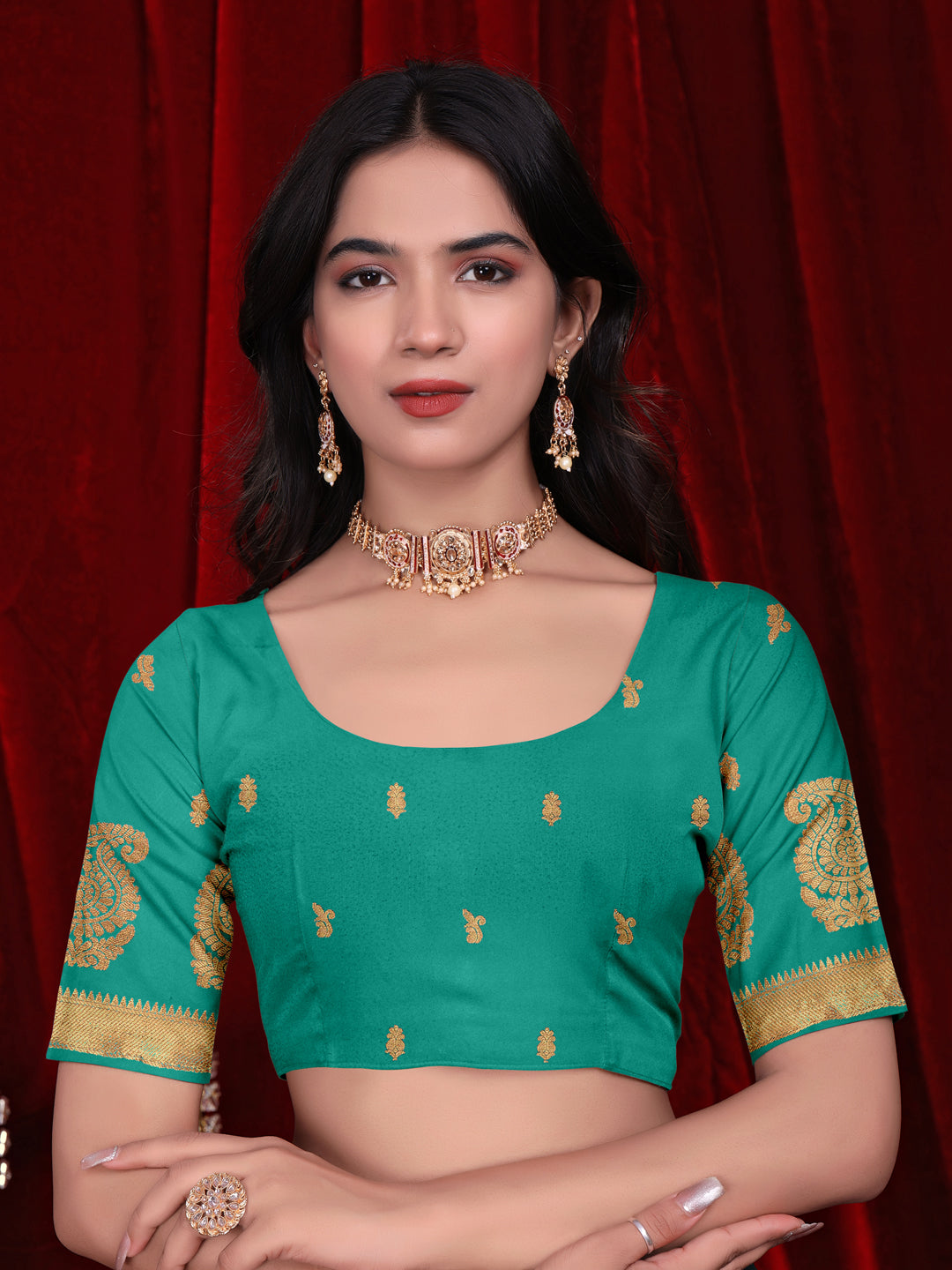 Ready to Wear Jacquard Pure Silk Saree
