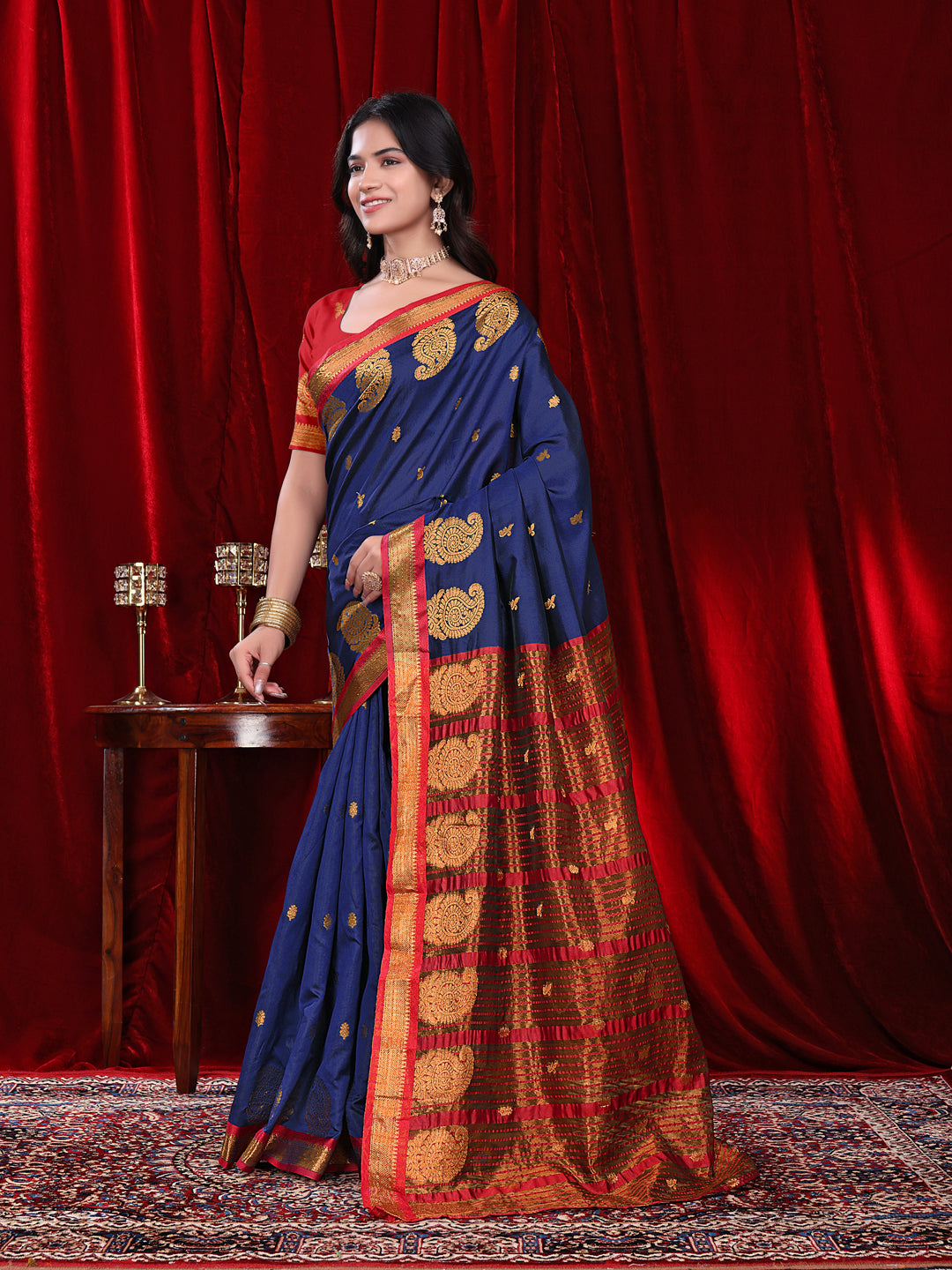 Ready to Wear Jacquard Pure Silk Saree