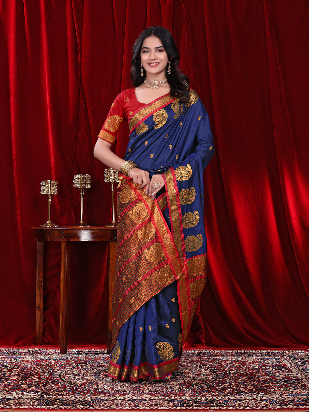 Ready to Wear Jacquard Pure Silk Saree