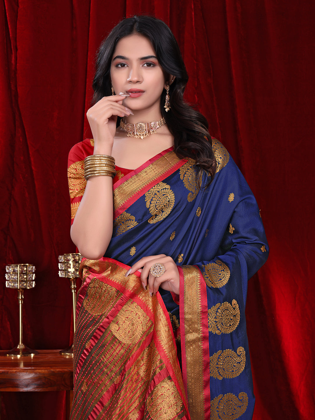 Ready to Wear Jacquard Pure Silk Saree