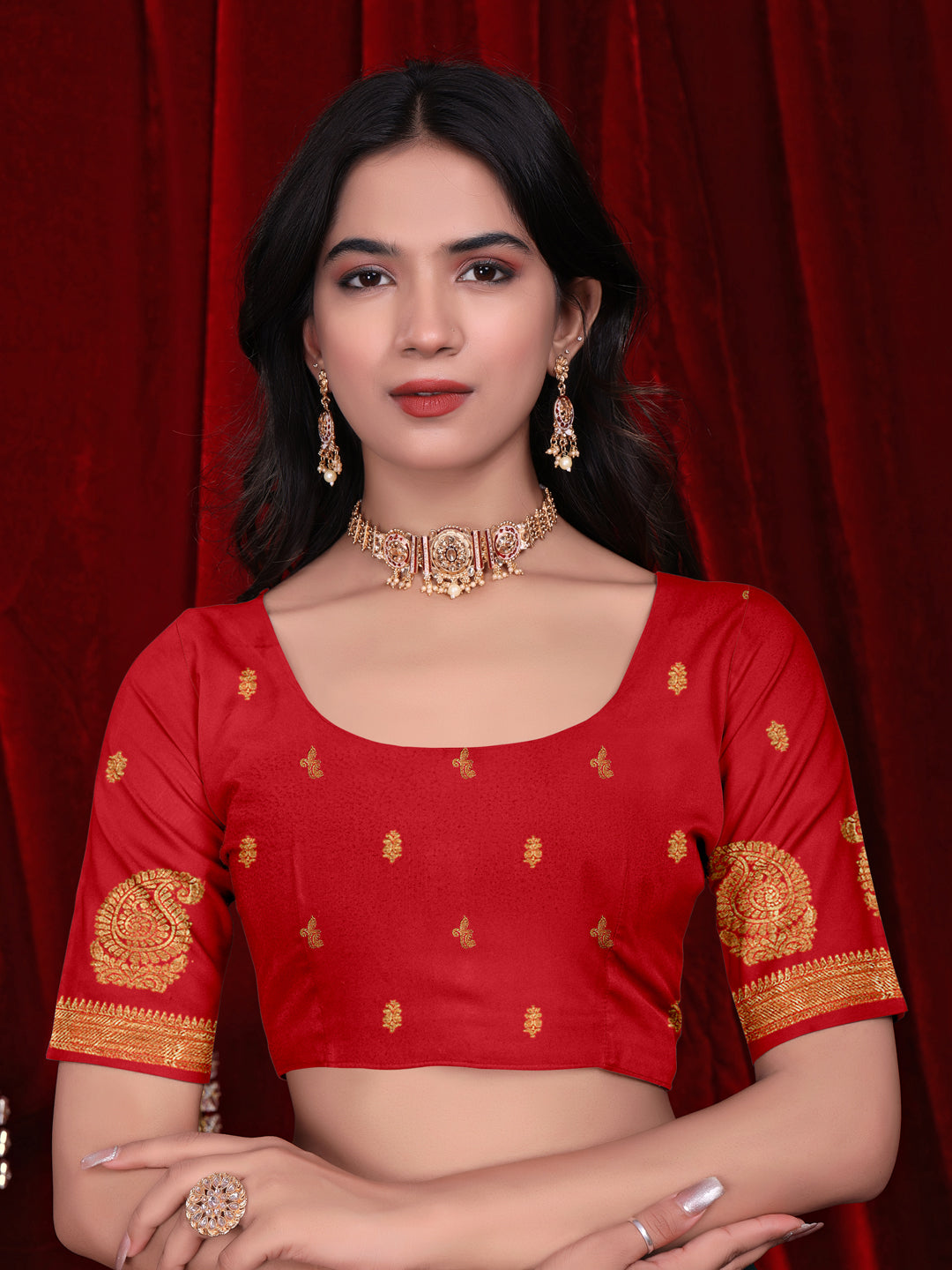 Ready to Wear Jacquard Pure Silk Saree