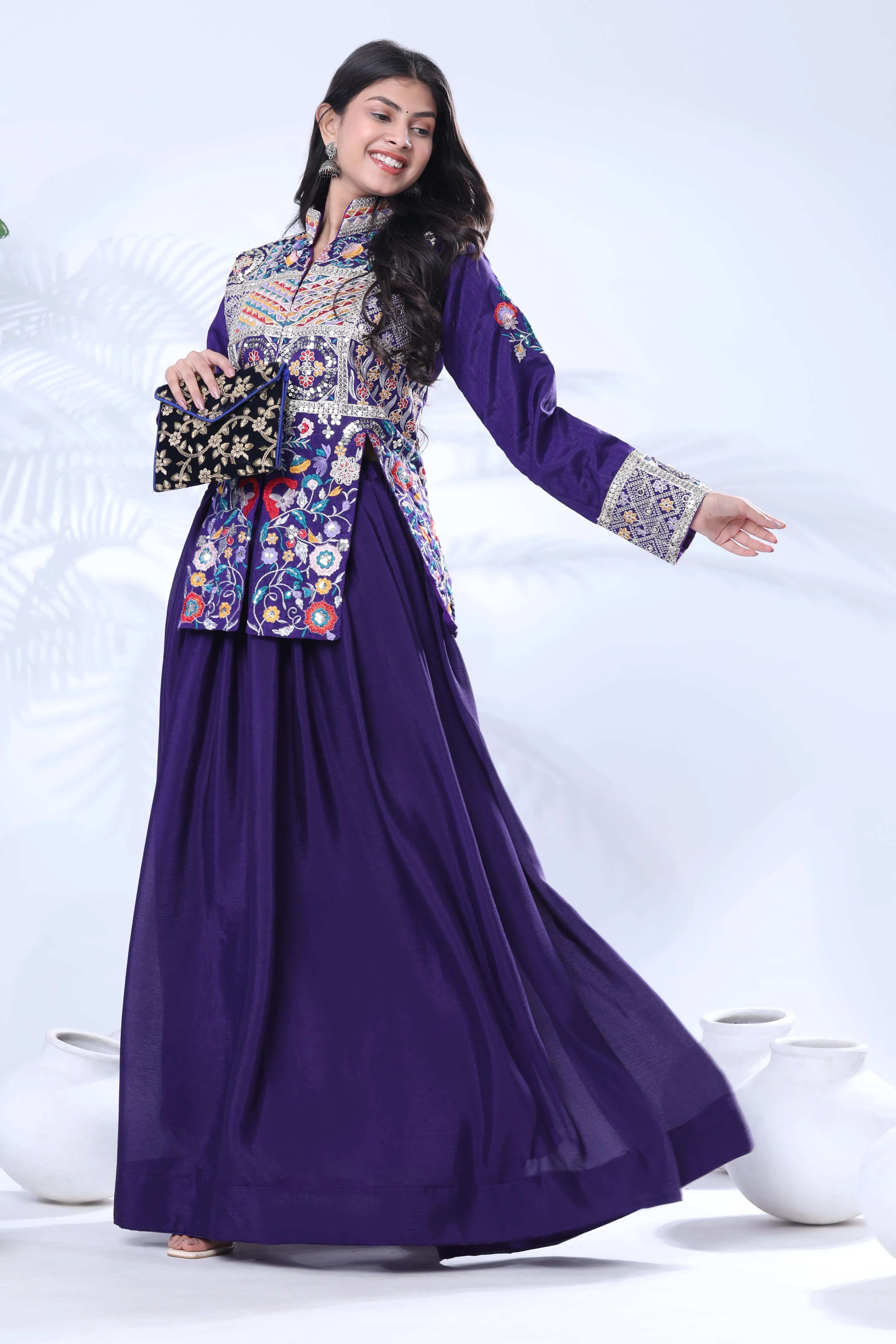 New Designer Party Wear Koti With Bottom Wear