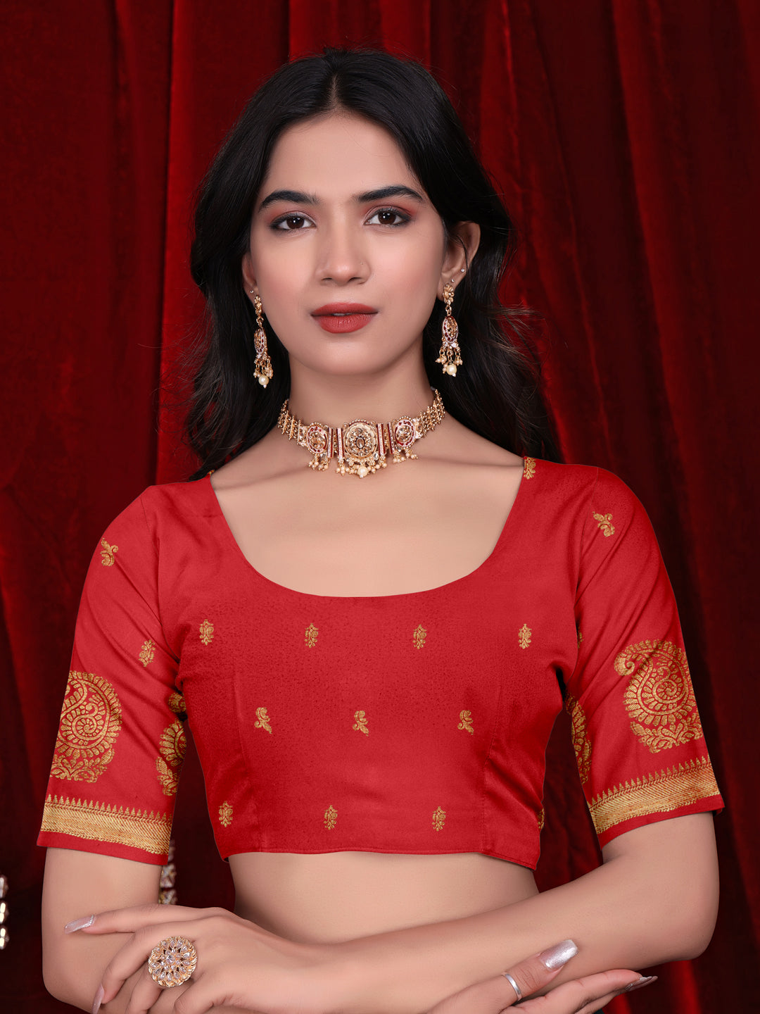 Ready to Wear Jacquard Pure Silk Saree