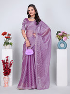 Jimmy Chu Embroidered sequins Saree