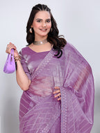 Jimmy Chu Embroidered sequins Saree