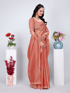 Jimmy Chu Embroidered sequins Saree