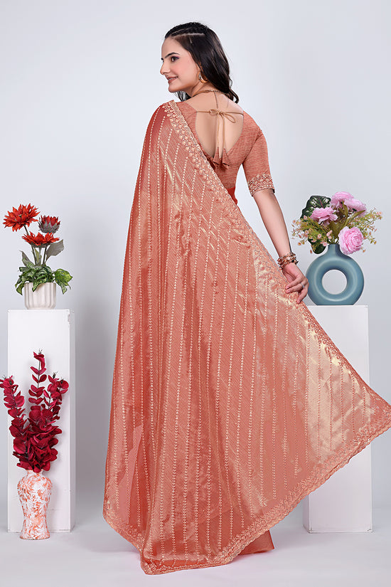 Jimmy Chu Embroidered sequins Saree