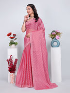 Jimmy Chu Embroidered sequins Saree