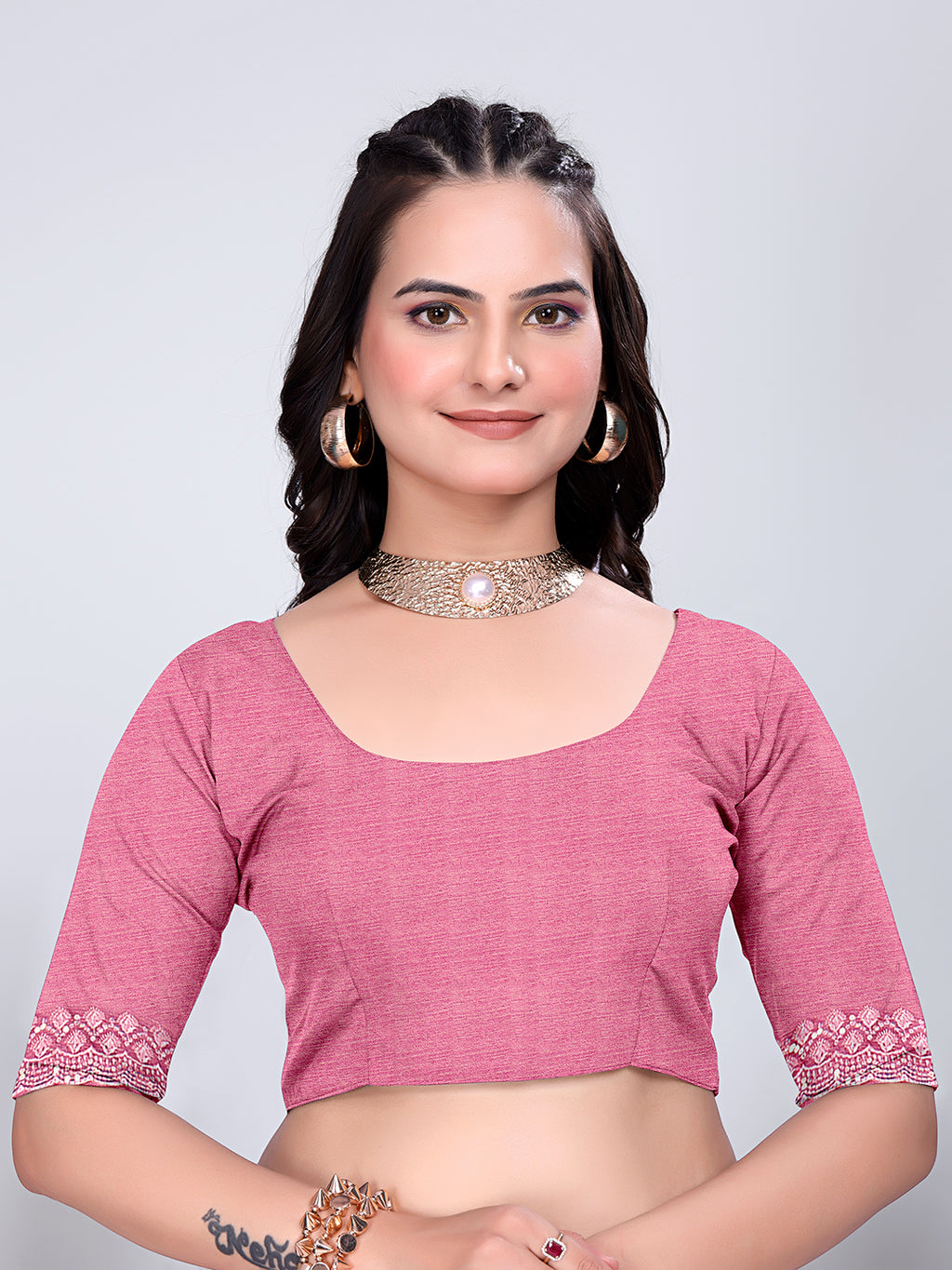 Jimmy Chu Embroidered sequins Saree