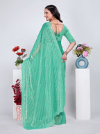 Jimmy Chu Embroidered sequins Saree