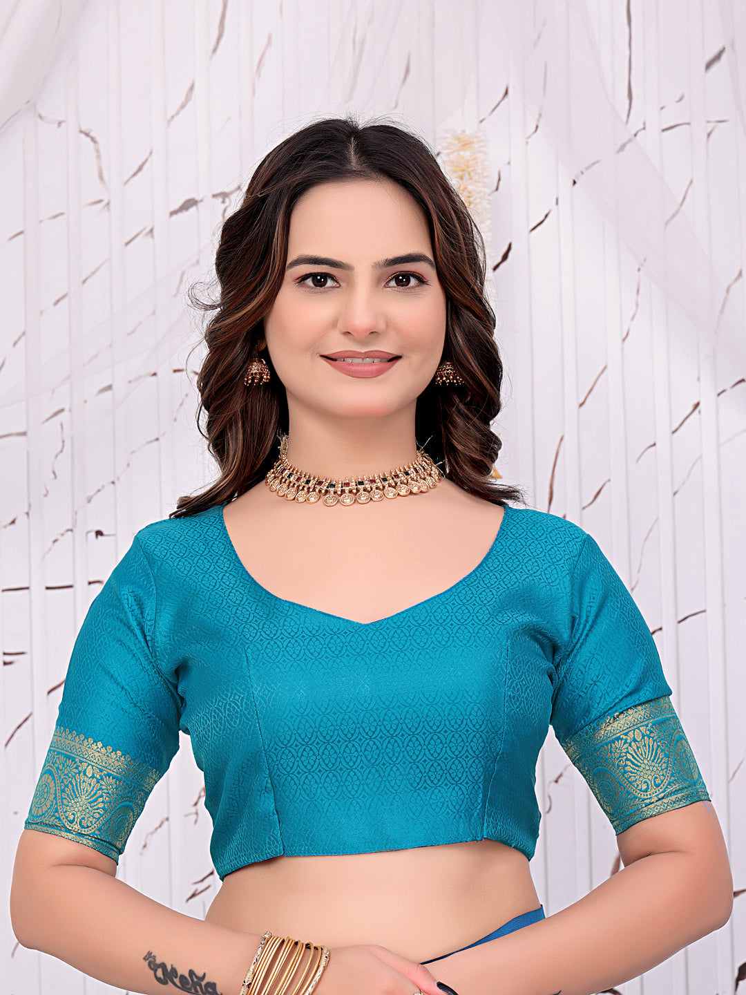 Ready-to-Wear Banarasi Pure Silk Saree