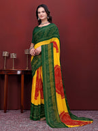 Ready to Wear Bandhani Print Simmer Silk Saree