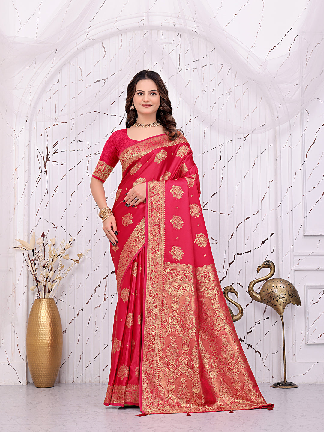 Ready-to-Wear Banarasi Pure Silk Saree