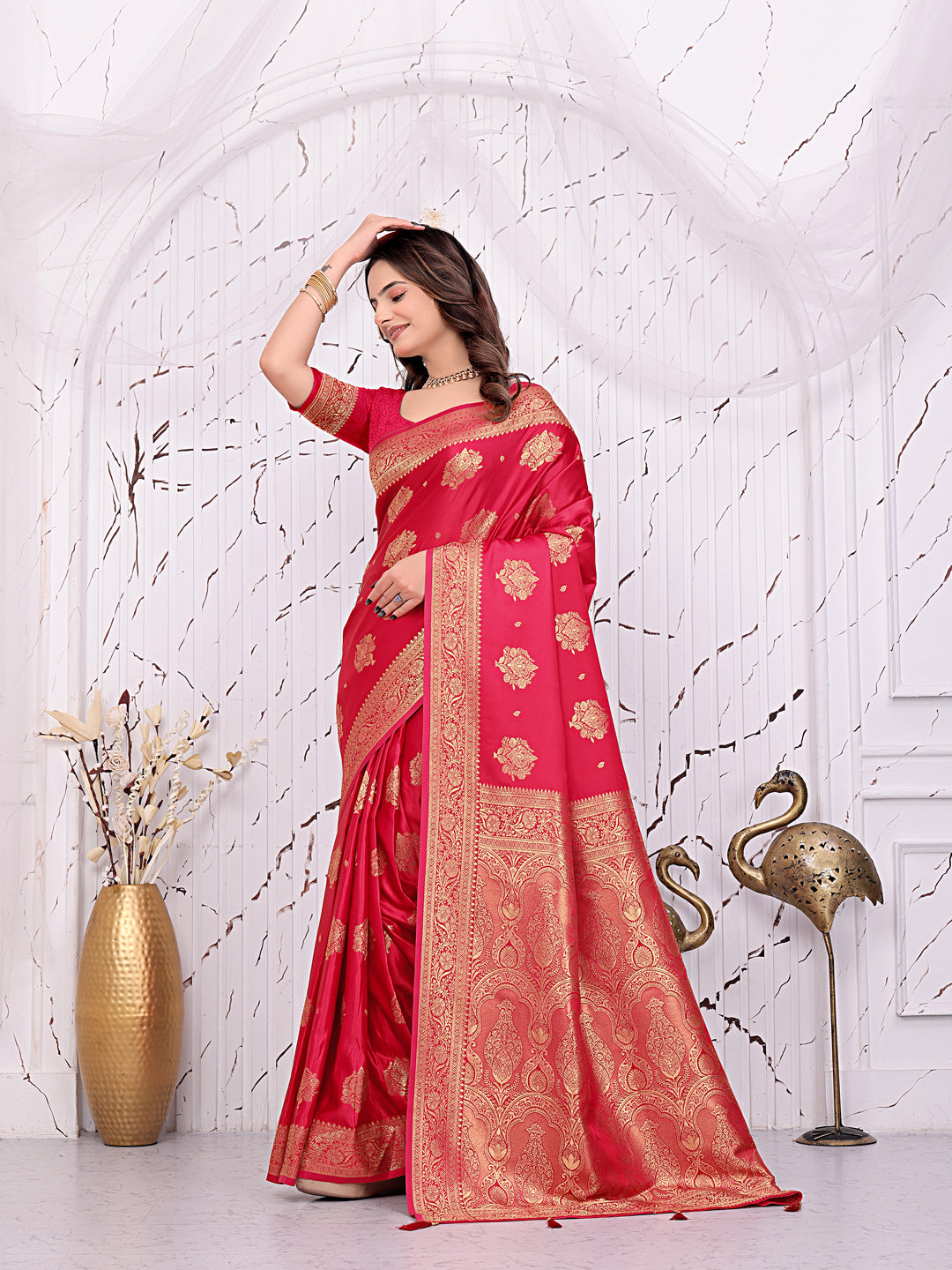Ready-to-Wear Banarasi Pure Silk Saree