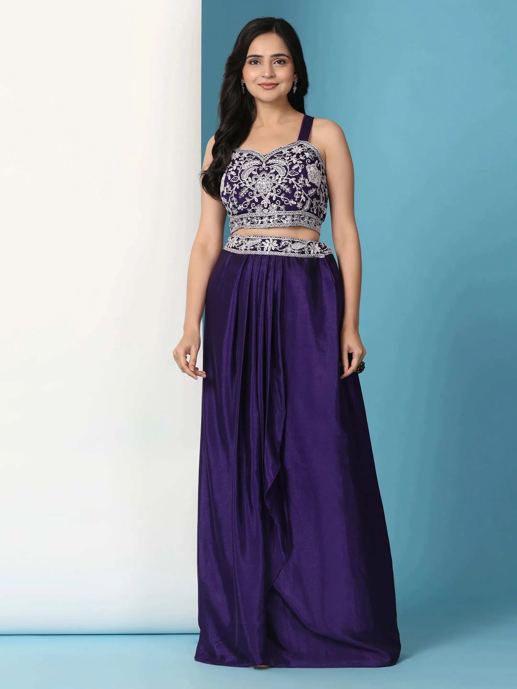 Trendy Party Wear Koti and Sarara