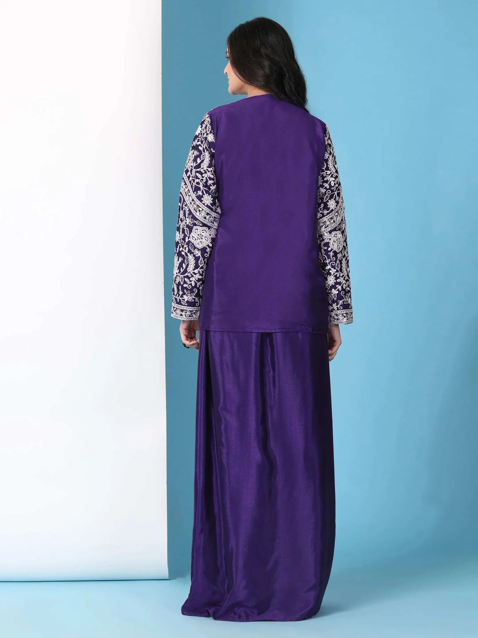 Trendy Party Wear Koti and Sarara