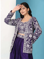 Trendy Party Wear Koti and Shrara