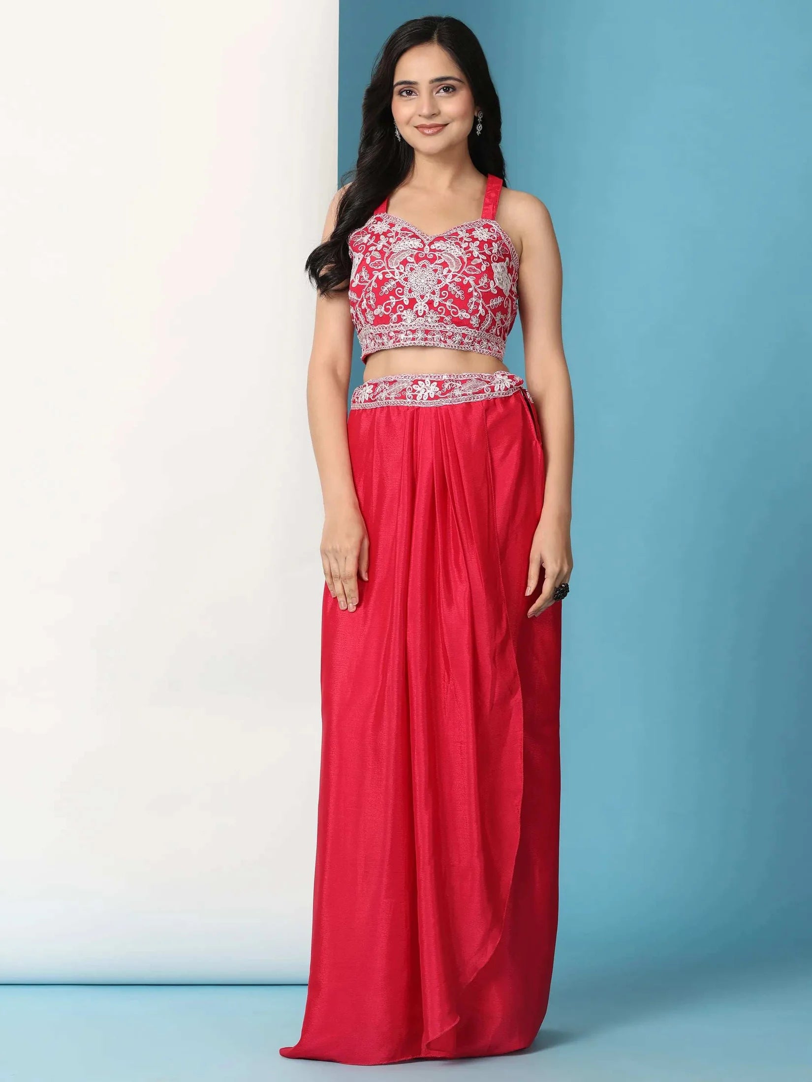 Trendy Party Wear Koti and Sarara