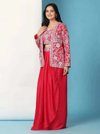 Trendy Party Wear Koti and Shrara