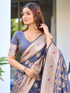 Ready to Wear Pathni Woven Pure Silk Saree
