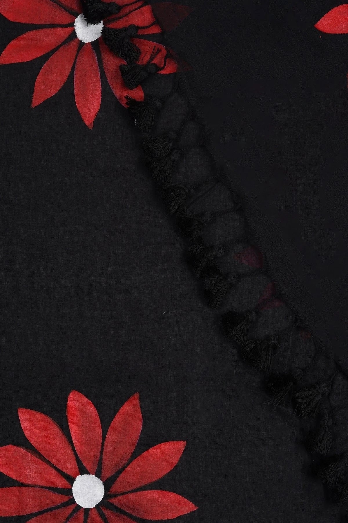 Floral Print Handloom Pure Cotton Saree