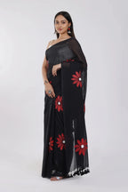 Floral Print Handloom Pure Cotton Saree