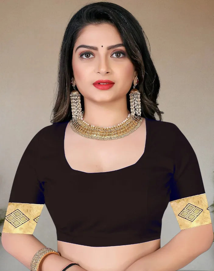 Pionex Woven Kanjivaram Jacquard Pure Silk Saree