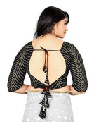 Georgette Padded Blouse with Full Embroidery Work