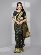 Ready to Wear Woven Banarasi Jacquard Pure Silk Saree
