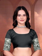 Ready to Wear Jacquard Pure Silk Saree