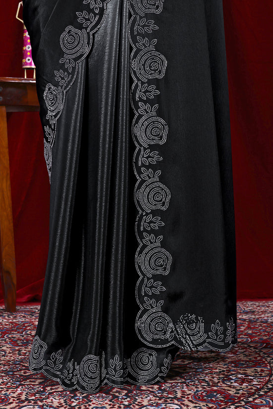 Chinon Shaded Saree with Siroski Diamond Work