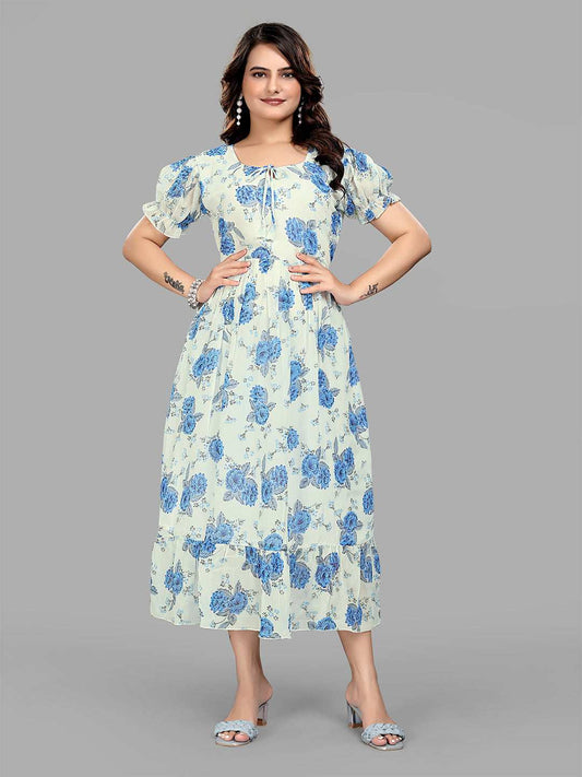 Casual Women Fit and Flare Dress