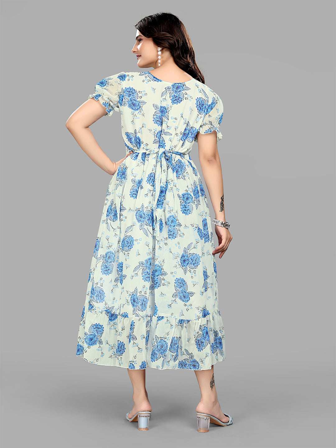Casual Women Fit and Flare Dress