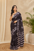 Mulmul Cotton Printed Daily Wear saree