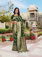 Rama Woven Jacquard Kanjivaram Pure Silk Saree