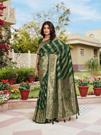 Rama Woven Jacquard Kanjivaram Pure Silk Saree
