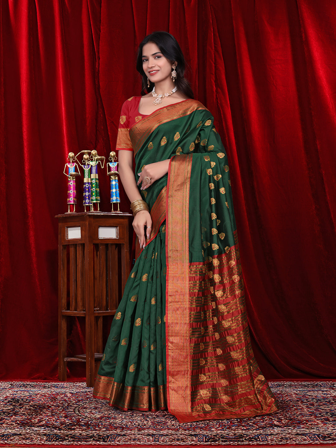 Ready to Wear Jacquard Pure Silk Saree