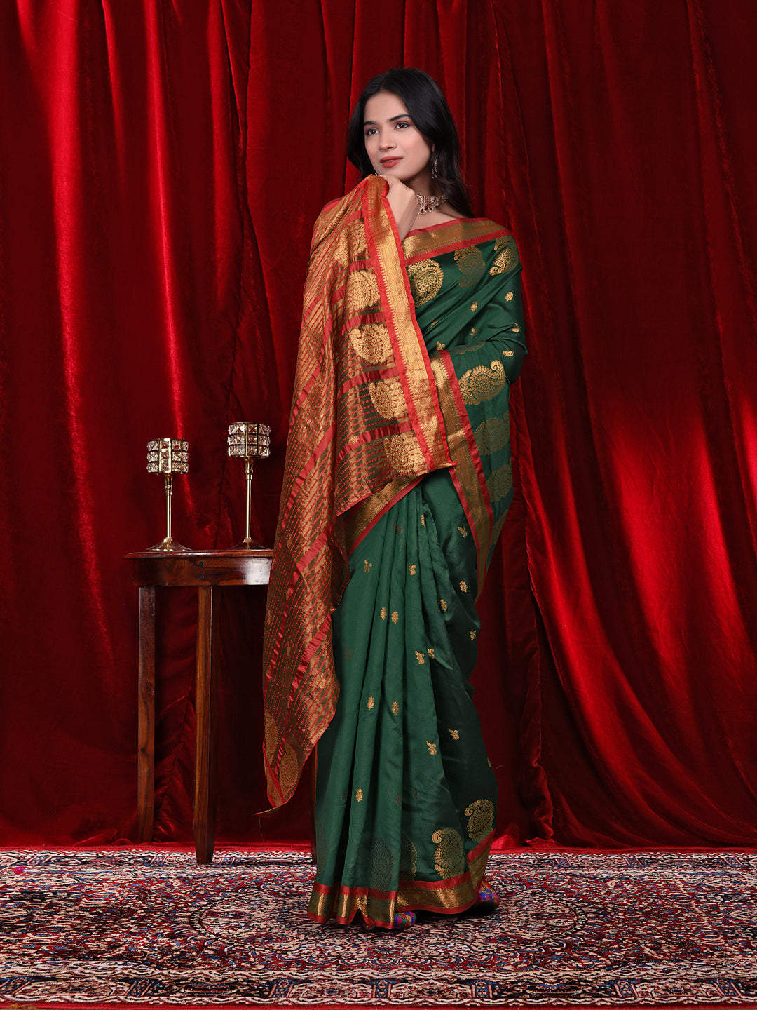 Ready to Wear Jacquard Pure Silk Saree