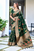 Ready to Wear Paithani Woven Pure Silk Saree