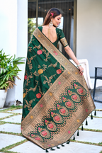 Ready to Wear Paithani Woven Pure Silk Saree