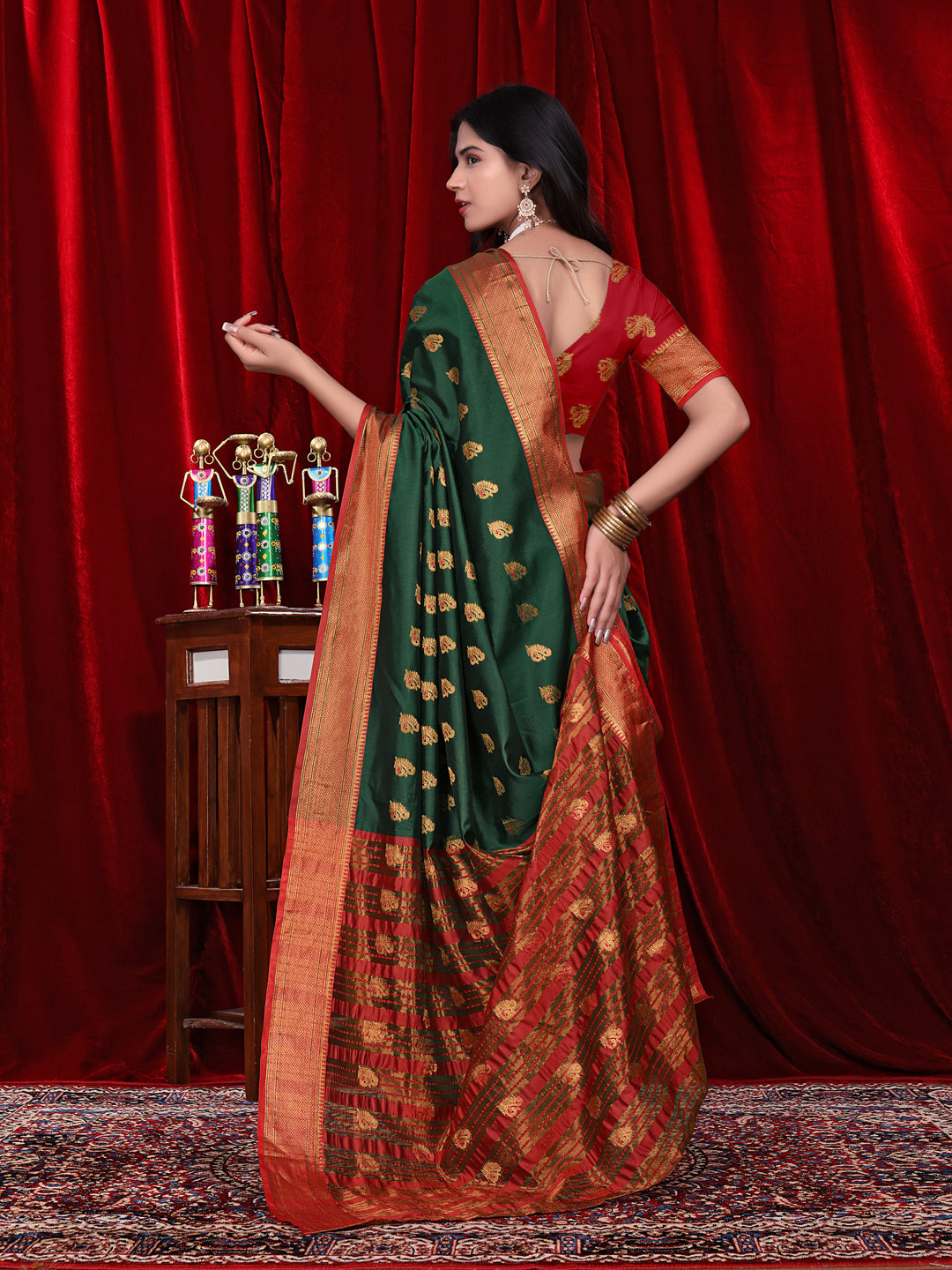 Ready to Wear Jacquard Pure Silk Saree