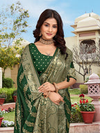 Rama Woven Jacquard Kanjivaram Pure Silk Saree