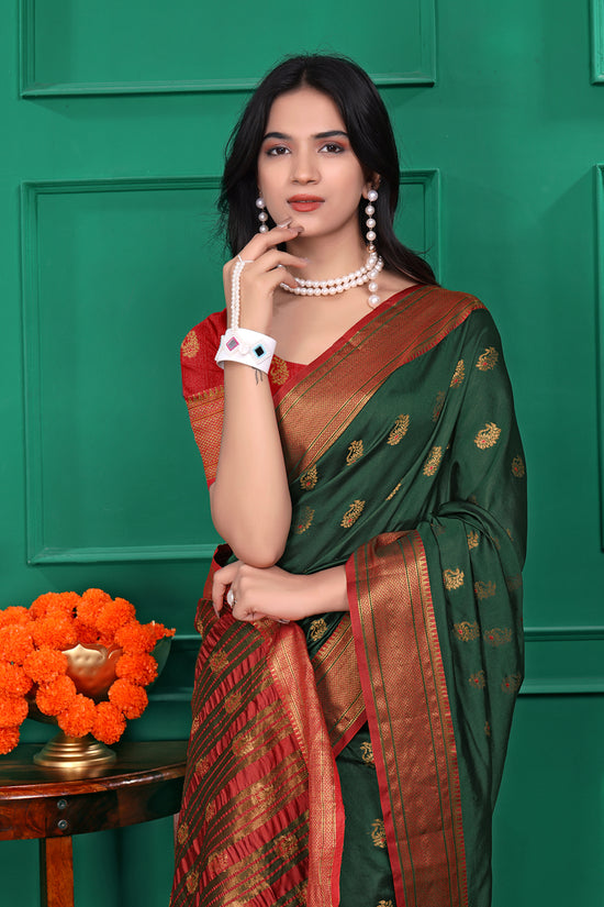 Ready to Wear Jacquard Pure Silk Saree