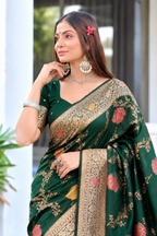 Ready to Wear Paithani Woven Pure Silk Saree