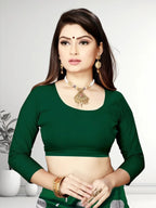 Pionex Banarasi Softy Copper Zari Weaving Brocade Saree