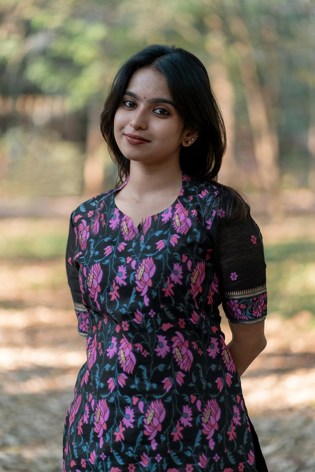 Traditional Jacquard Kurta with Pant and Dupatta Set