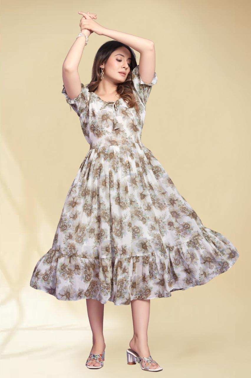 Classic Fit and Flare Dress for Women