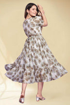 Classic Fit and Flare Dress for Women